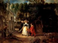 Rubens, Peter Paul - Rubens In His Garden With Helena Fourment